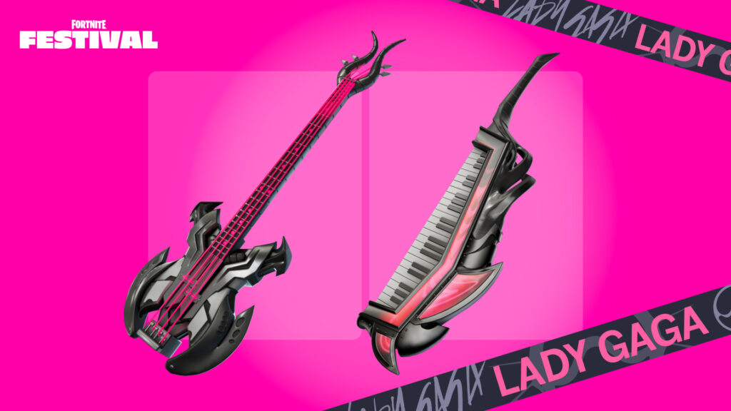 Lady Gaga como ícone da 2ª temporada do Fortnite Festival